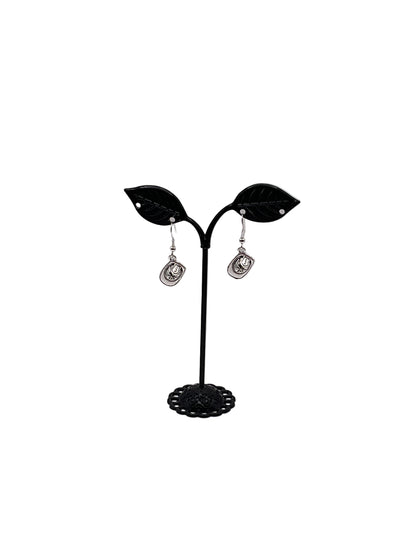 Fireman helmet earrings