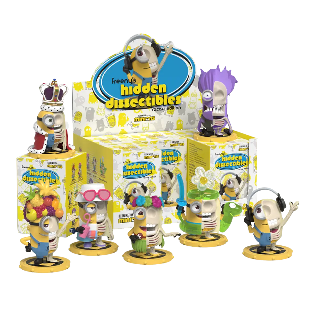 Freeny's Hidden Dissectibles Minions Series 01 - Vacay Edition Blind Box (1 Blind Box) - Collectors World Toys