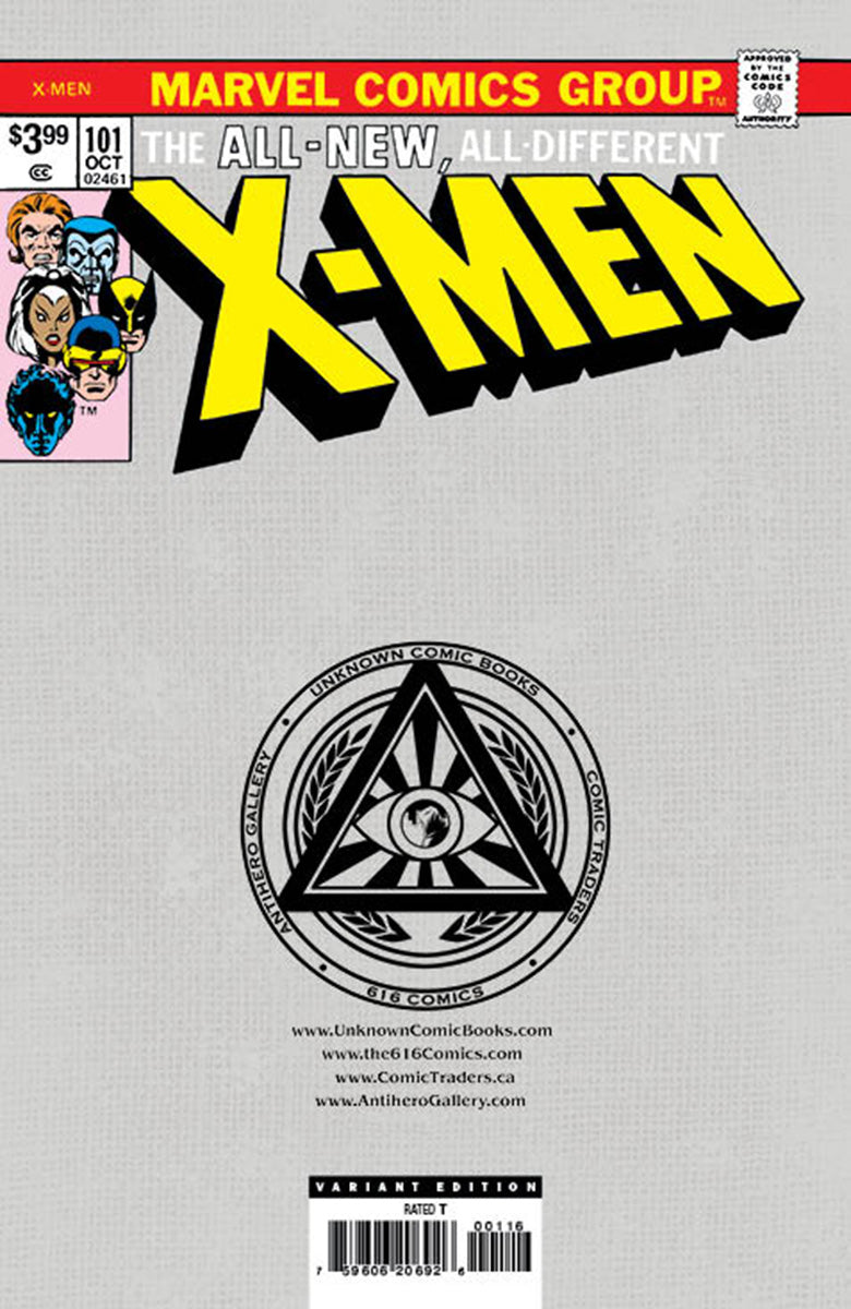 [Signed by Nathan Szerdy] X-MEN #101 FACSIMILE EDITION UNKNOWN COMICS NATHAN SZERDY EXCLUSIVE RED VIRGIN CONVENTION VAR [IN STOCK] - Collectors World Toys