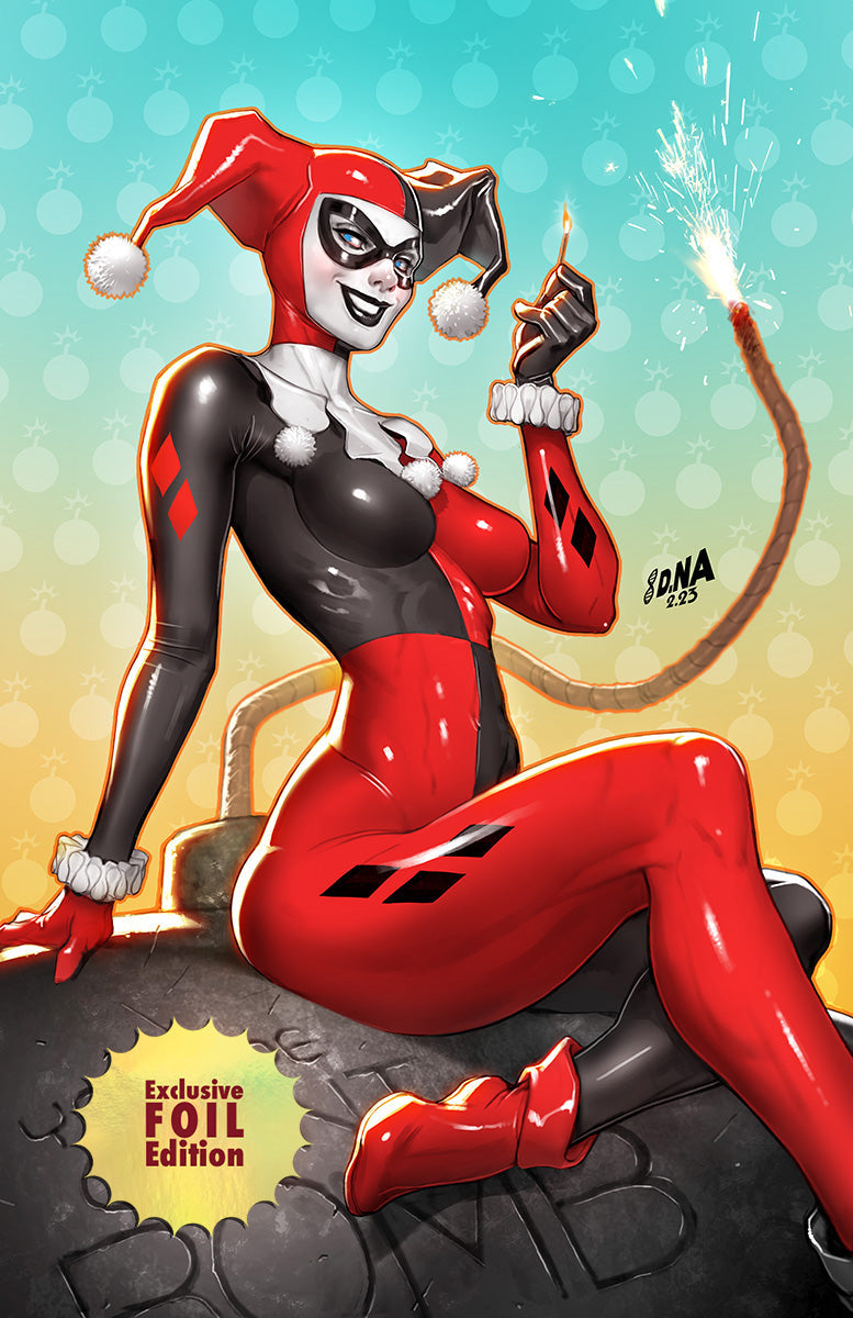 [FOIL] Harley Quinn #46 David Nakayama Exclusive PREMIUM Var BOOM (02/19/2025) Main image