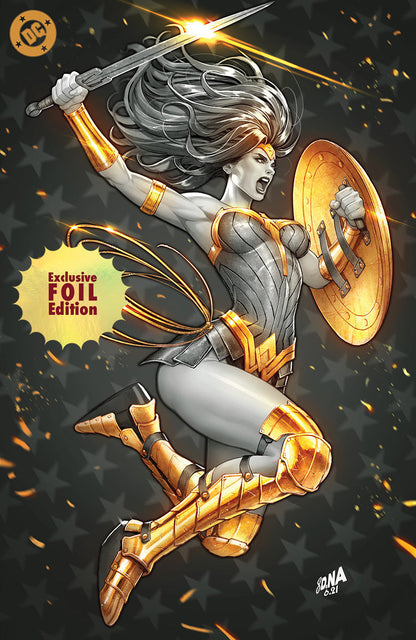 [FOIL] WONDER WOMAN #14 DAVID NAKAYAMA NYCC 2024 BLACK & GOLD EXCLUSIVE VIRGIN PREMIUM VAR (10/23/2024)