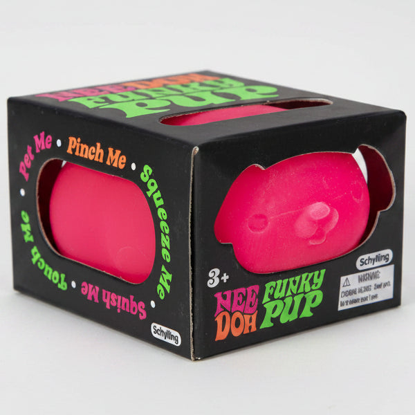 Schylling Nee-Doh Funky Pup Squishy: Pink Main image