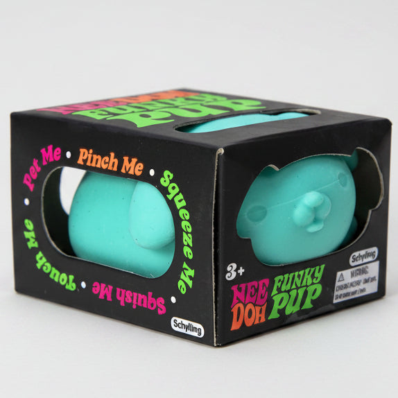 Schylling Nee-Doh Funky Pup Squishy: Blue Main image