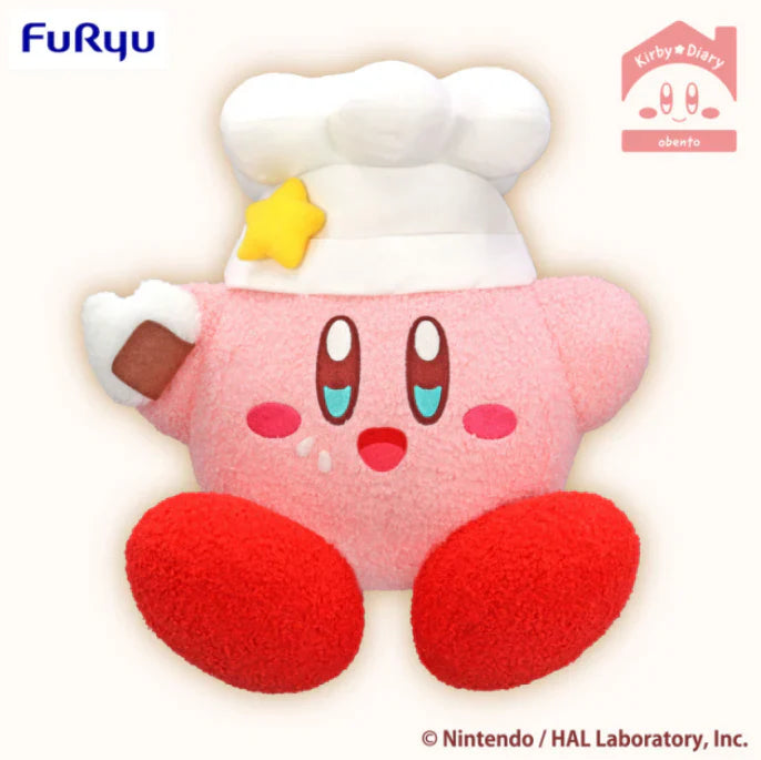 Kirby of the Stars Kirby Diary obento BIG Plush Cook, 13.8" - Collectors World Toys