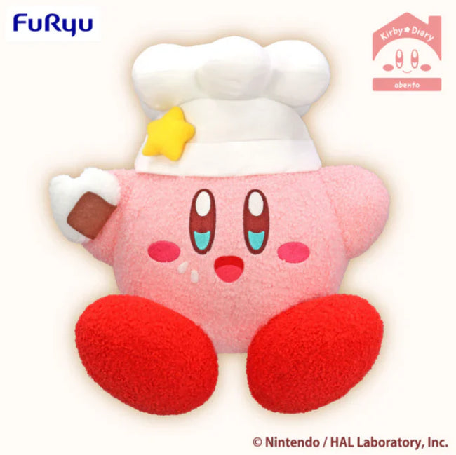 Kirby of the Stars Kirby Diary obento BIG Plush Cook, 13.8" - Collectors World Toys Hover Image