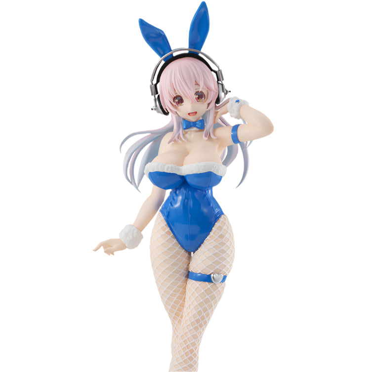 Super Sonico BiCute Blue Rabbit Bunnies Figure Main image