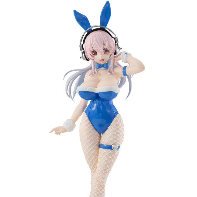 Super Sonico BiCute Blue Rabbit Bunnies Figure - Collectors World Toys Hover Image