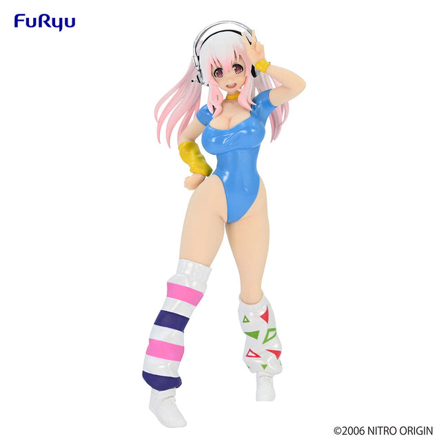 Super Sonico - Super Sonico 80's Blue Outfit Figure - Collectors World Toys Hover Image