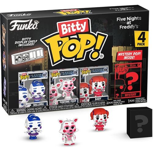 Five Nights at Freddy's Funko Bitty Pop! Mini-Figure 4-Pack - Select Set(s) Main image