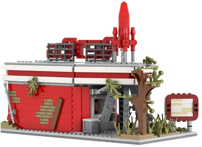 Fallout Red Rocket Truck Stop – MOC-1572 Post-Apocalyptic Set