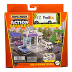 Mattel Matchbox Action Drivers Vehicle Playset - FEDEX PACKAGE CENTER w/ Express Delivery Van