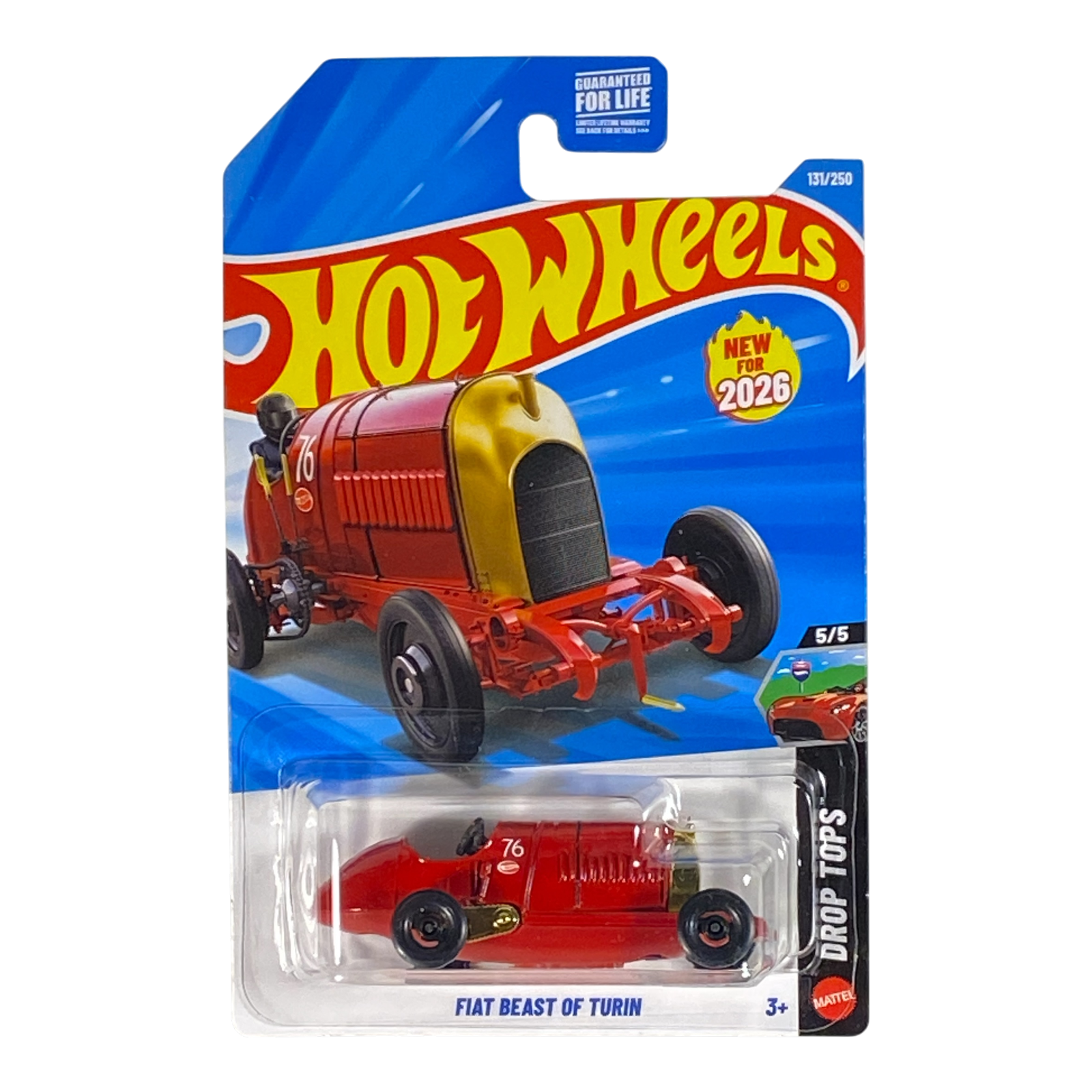 Hot Wheels Fiat Beast of Turin | Drop Tops Series 5/5 Main image