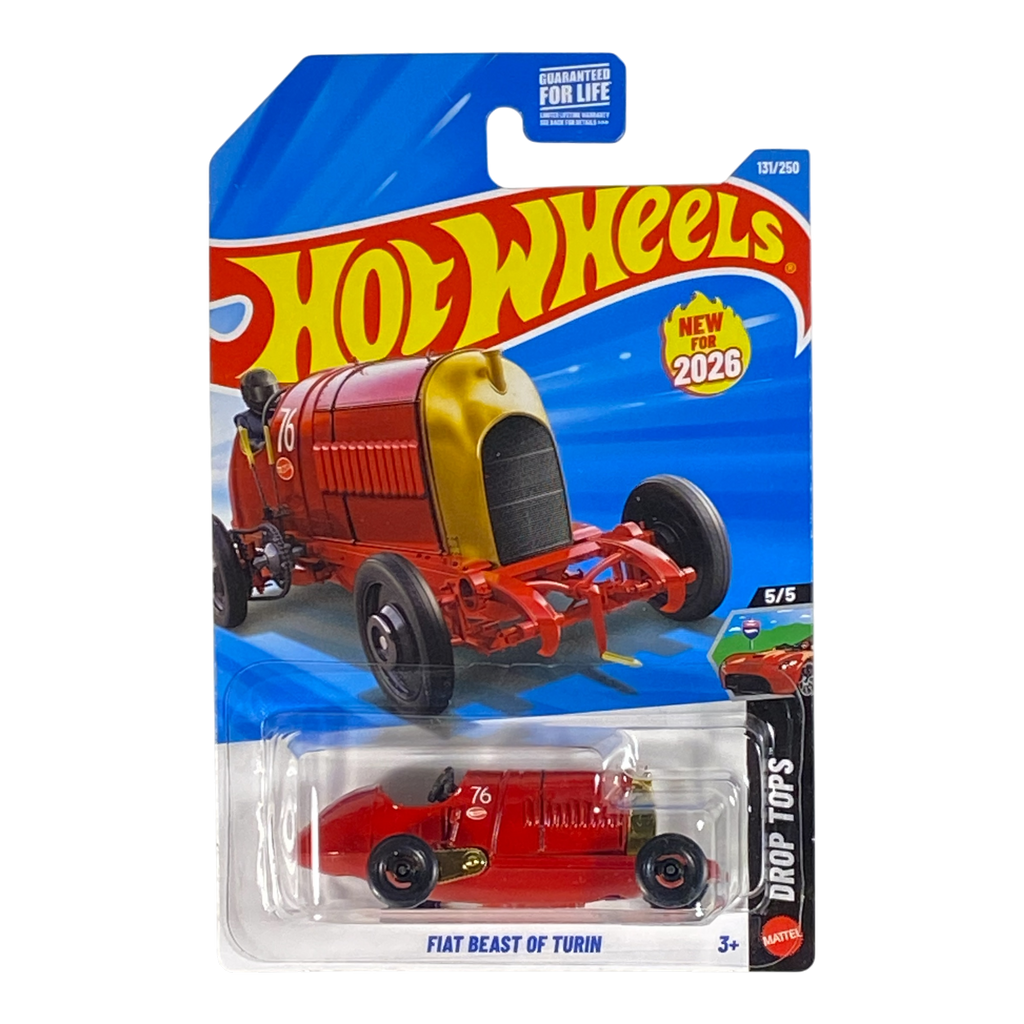 Hot Wheels Fiat Beast of Turin | Drop Tops Series 5/5
