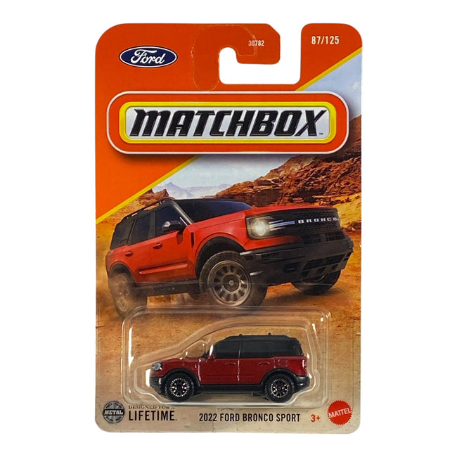 Matchbox 2022 Ford Bronco Sport - 2025 Matchbox Series 87/125 - Collectors World Toys Hover Image