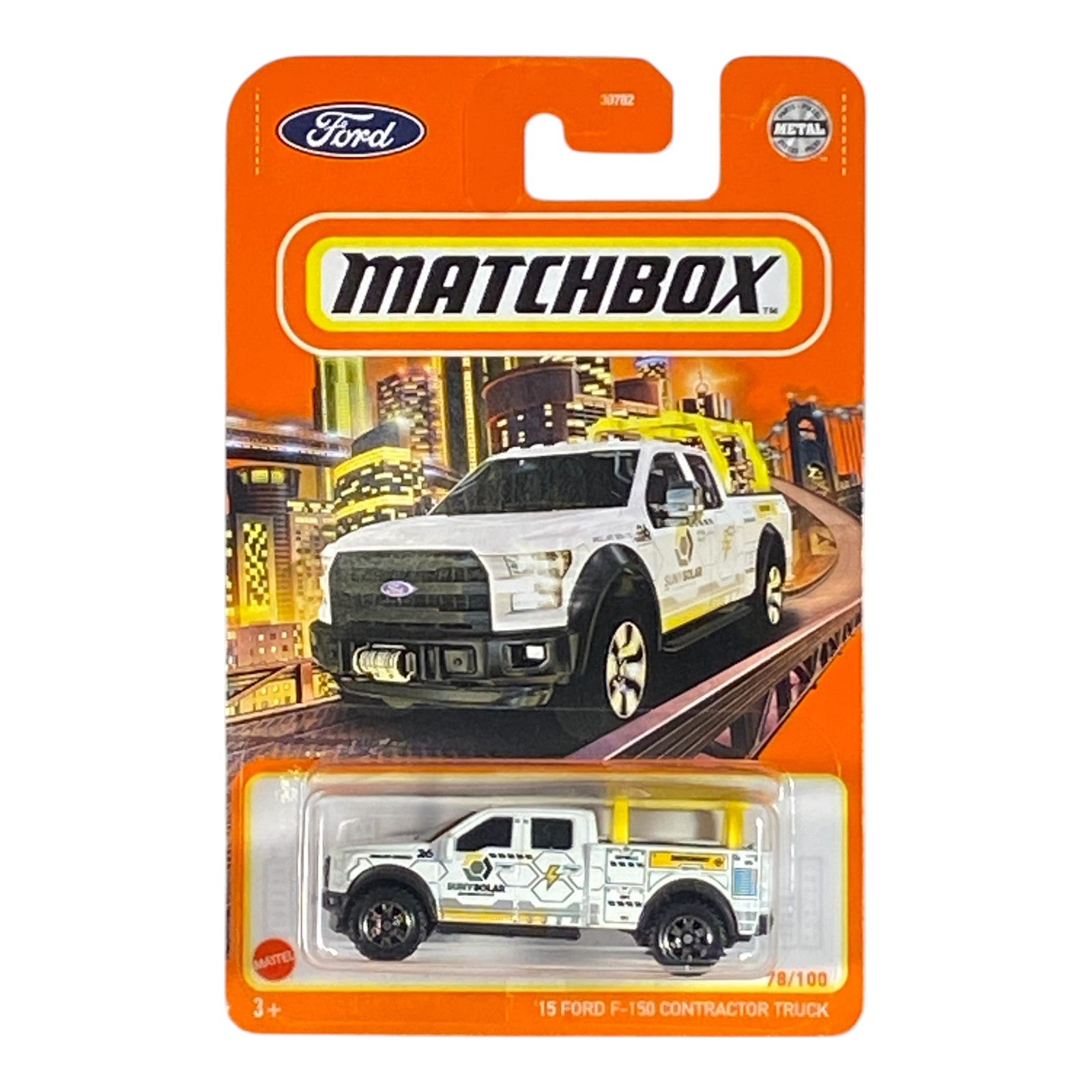 Matchbox '15 Ford F-150 Contactor Truck - Matchbox Series 78/100 Main image