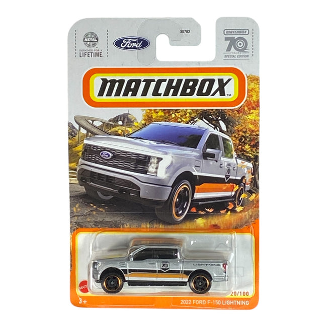Matchbox 2022 Ford F-150 Lightning - 70 Years Series 20/100 - Hover Image
