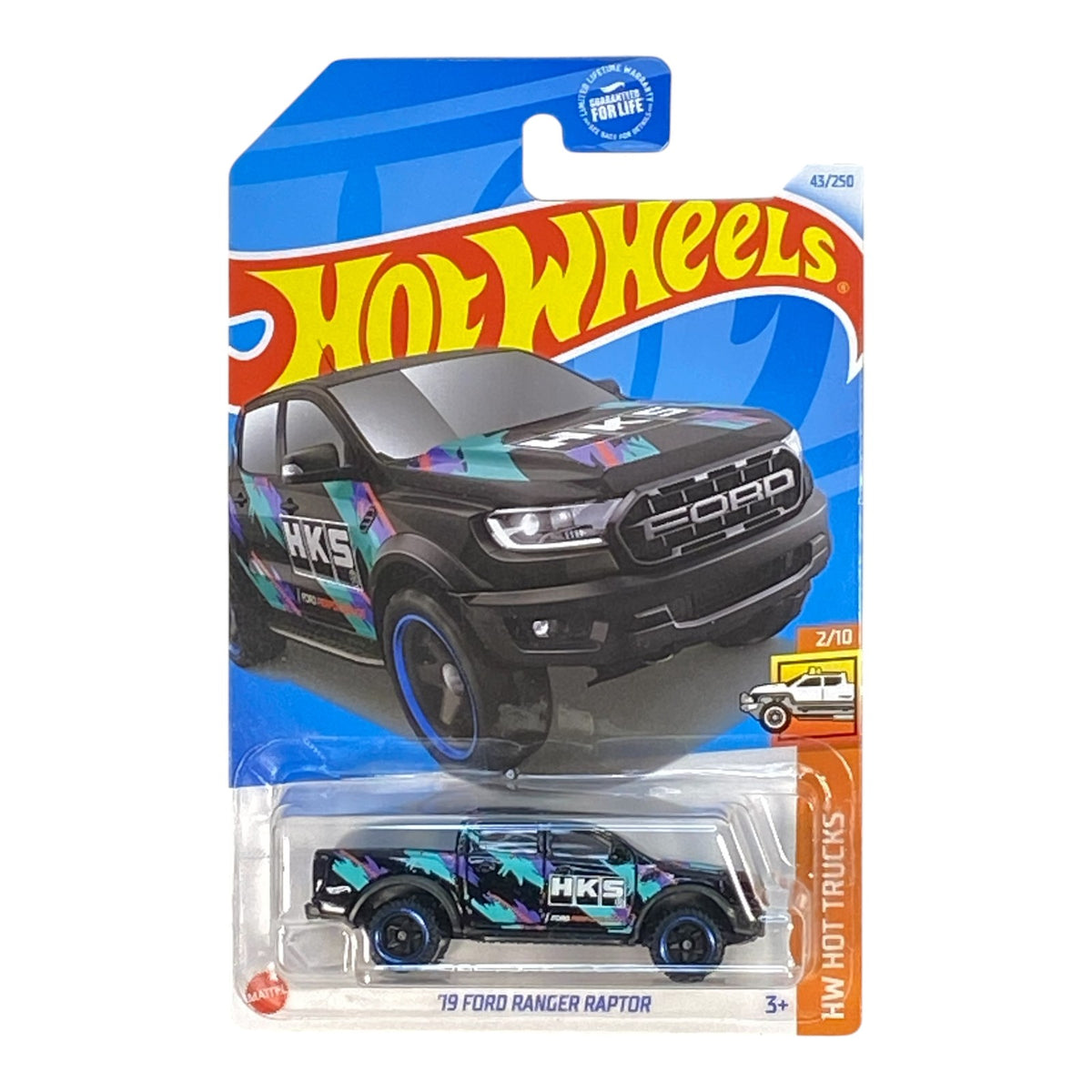 Hot Wheels '19 Ford Ranger Raptor - Hot Trucks Series 2/10 - Black -