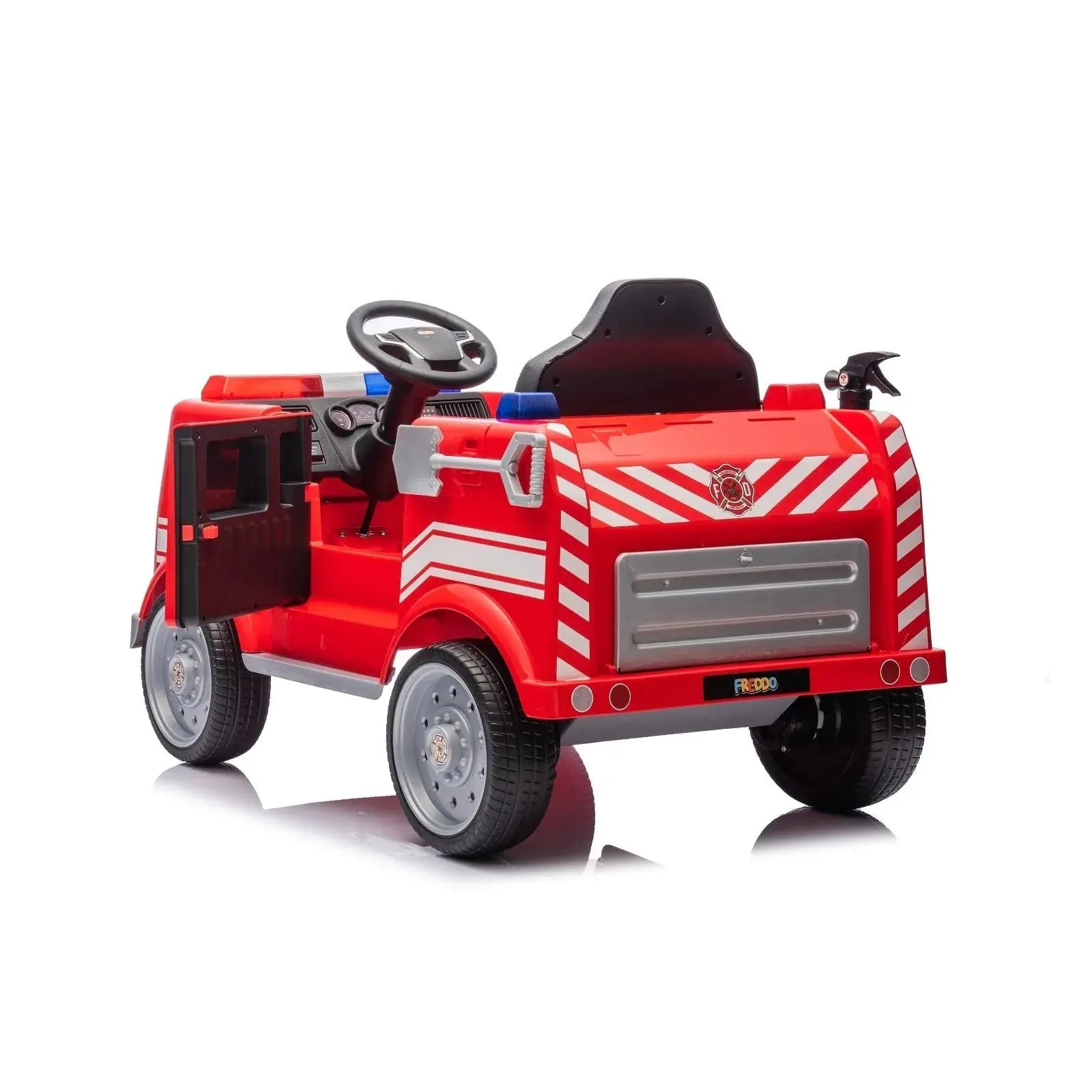 12V Freddo Fire Truck 1 Seater Ride on - Collectors World Toys
