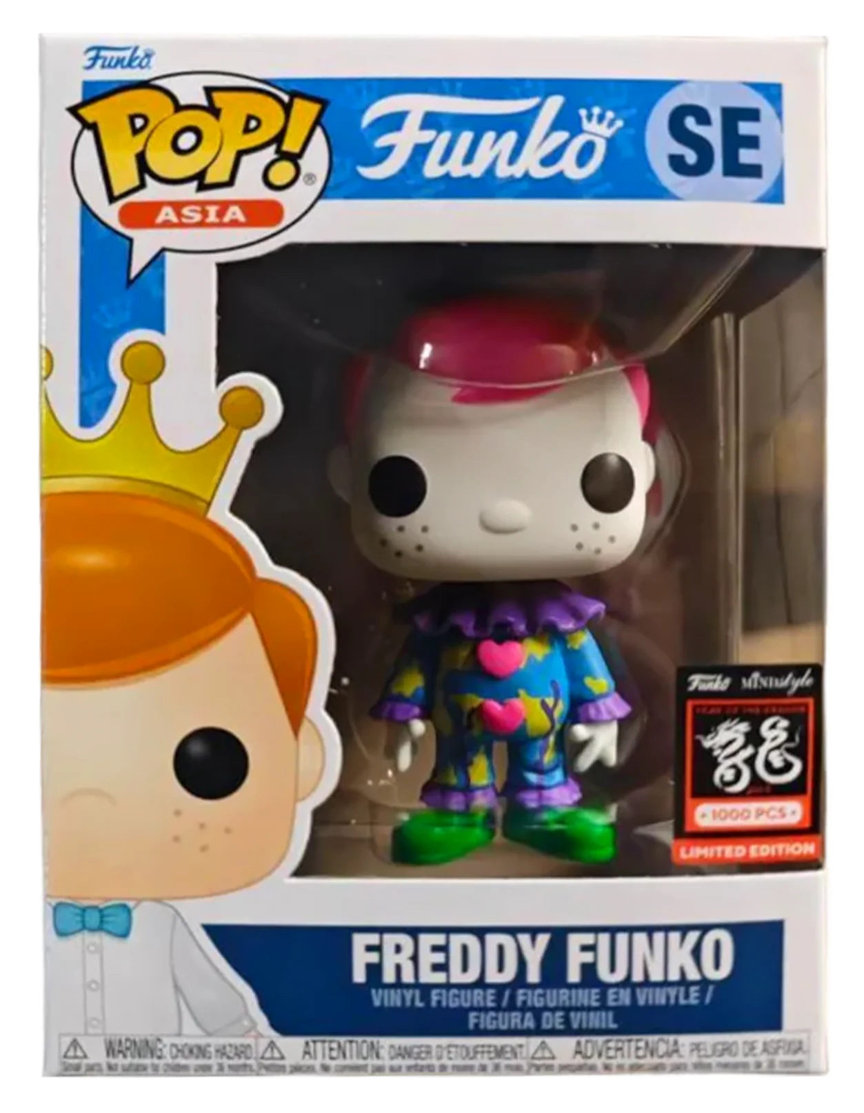 Pop! Asia (Mindstyle Mission Control) - LE1000 Freddy Funko as Love Combrat (Blacklight) Main image