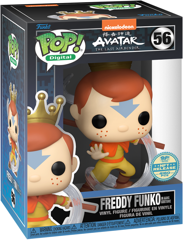 Freddy Funko in Aang Costume Main image