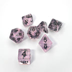 Frozen Blossom - 7 Piece DnD Dice Set | Acrylic RPG Gaming Dice - Collectors World Toys