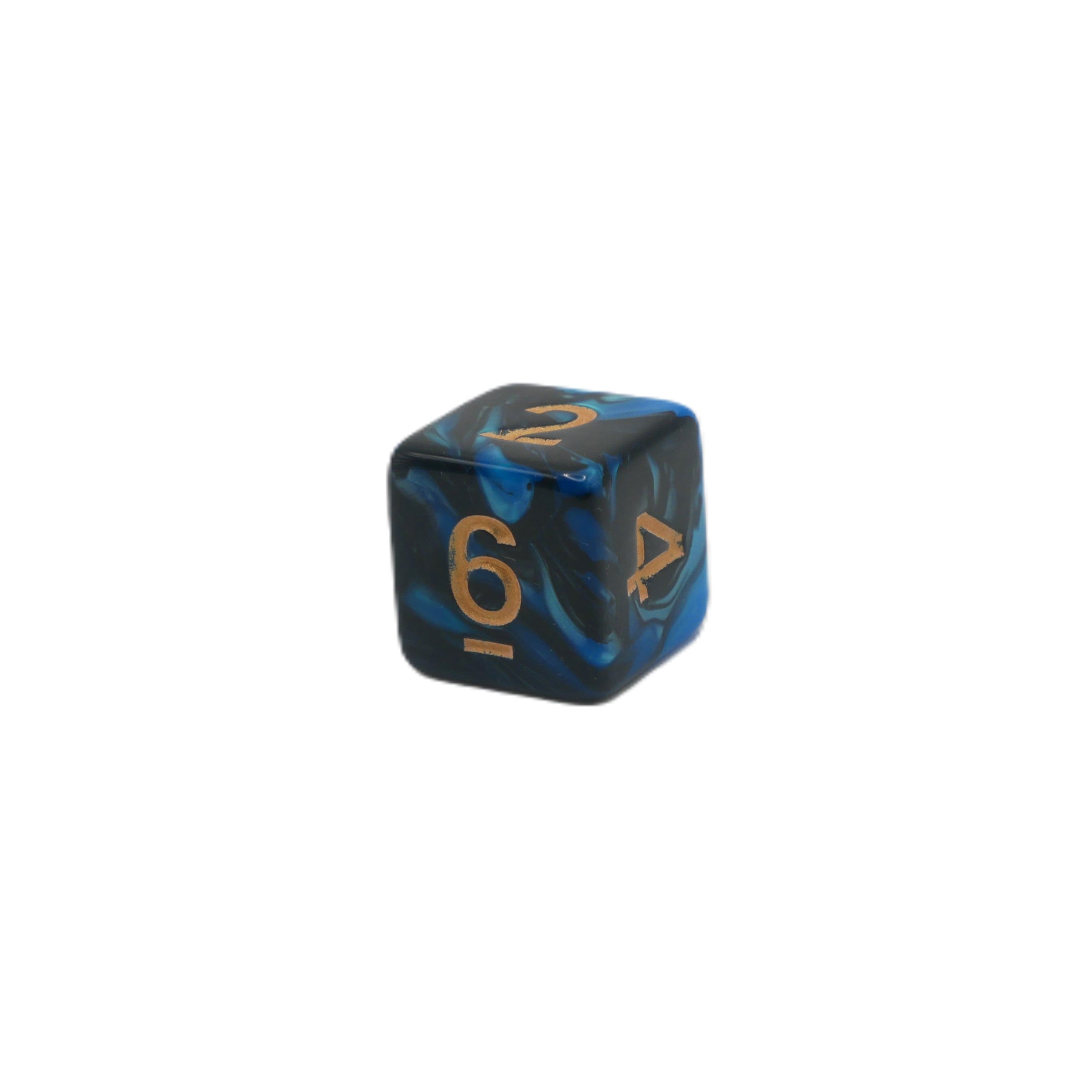 Frozen Corruption 10d6 - DnD Dice Set | Acrylic RPG Gaming Dice - Collectors World Toys
