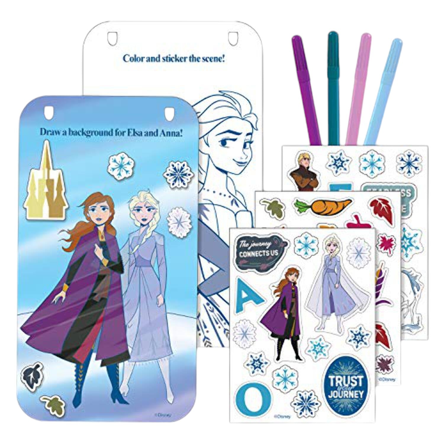 Disney Frozen 2 Fun On The Go Color N' Sticker Activities