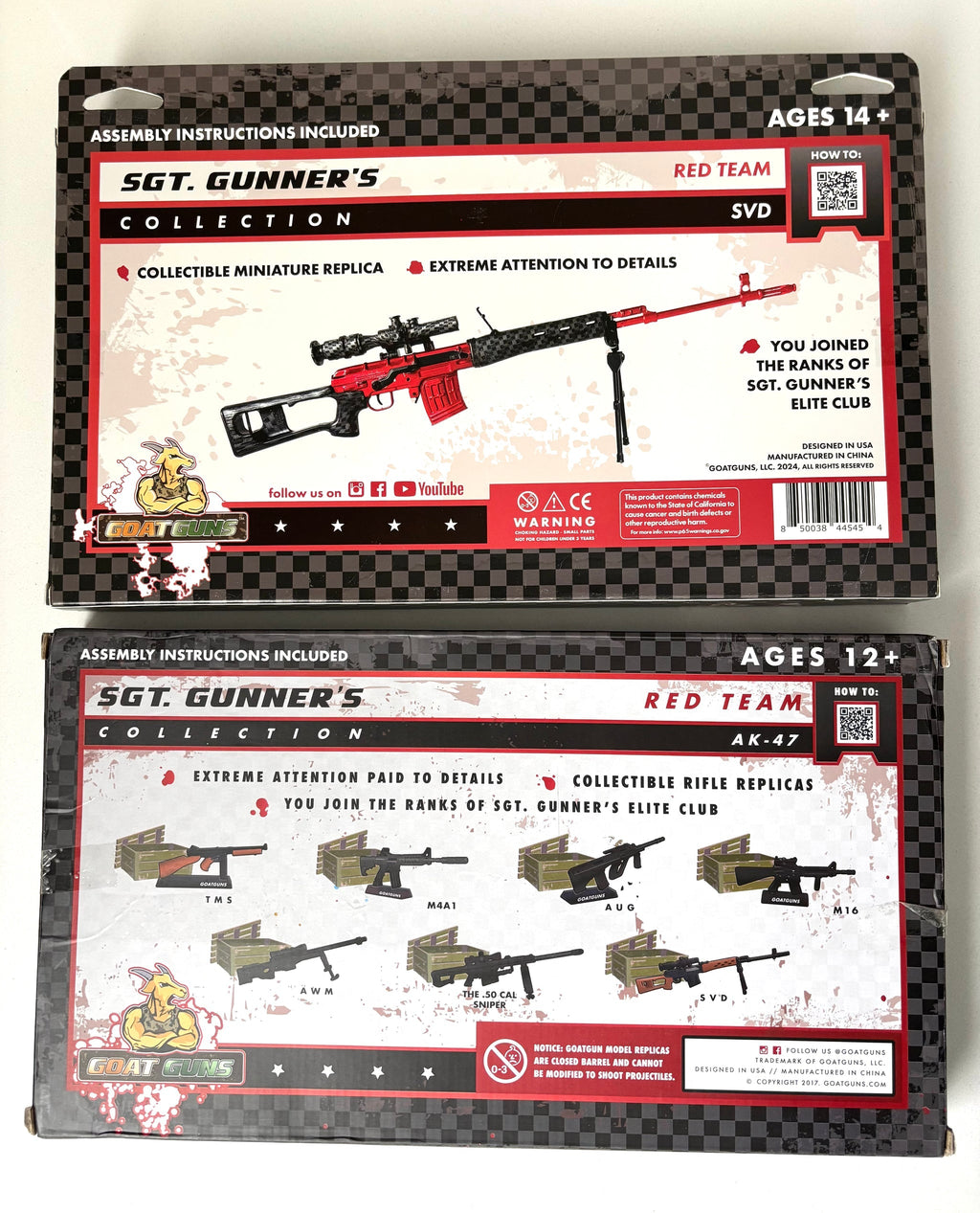 1/3 Scale Die Cast Red Team SVD Special Edition Model