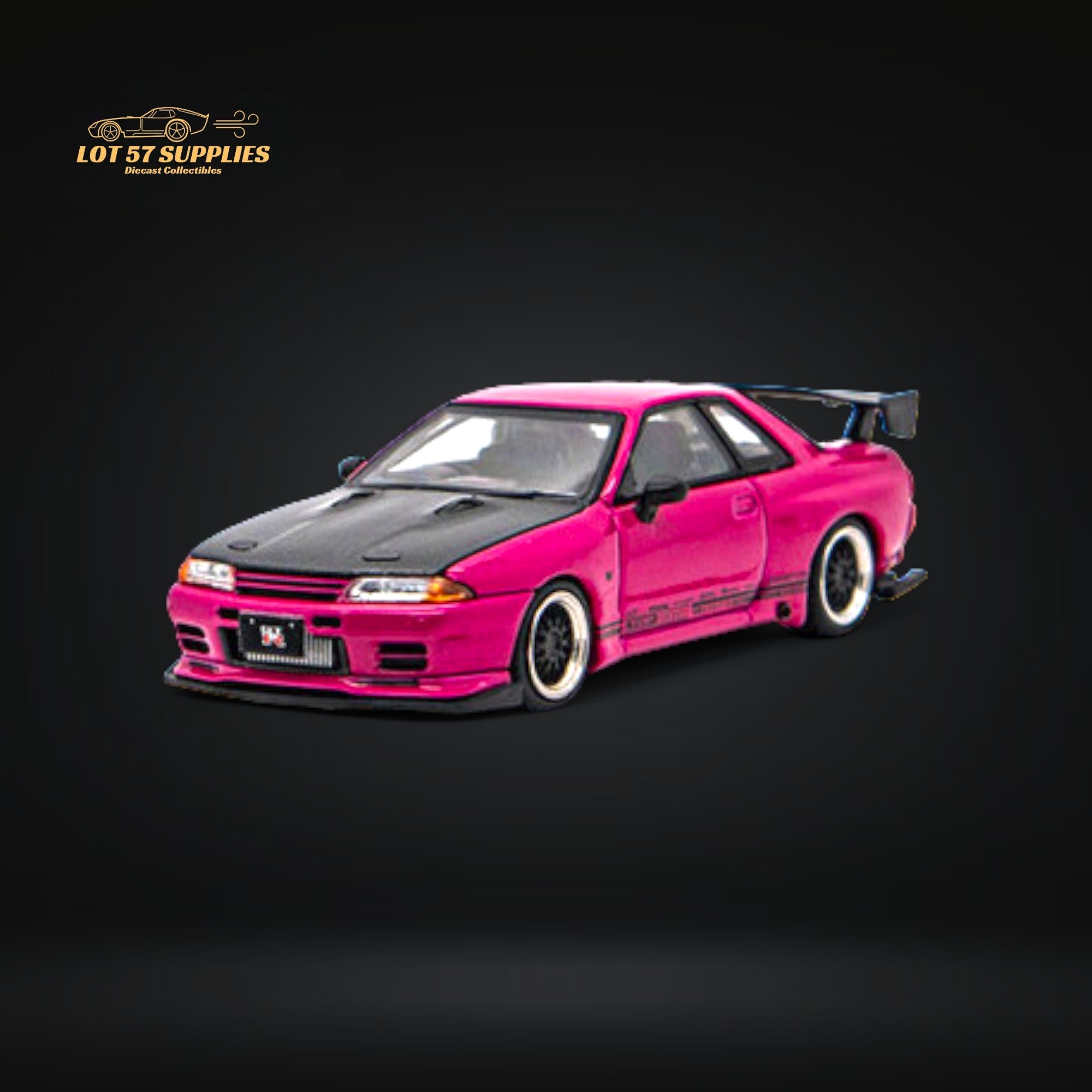 Focal Horizon Skyline GT-R R32 Top Secret Pink 1:64 - Collectors World Toys