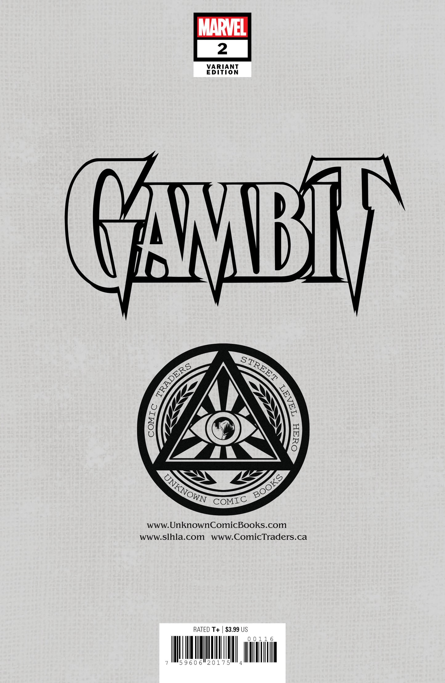 Gambit #2 Unknown Comics Miguel Mercado Exclusive Virgin Vogue Var (08/31/2022) - Collectors World Toys