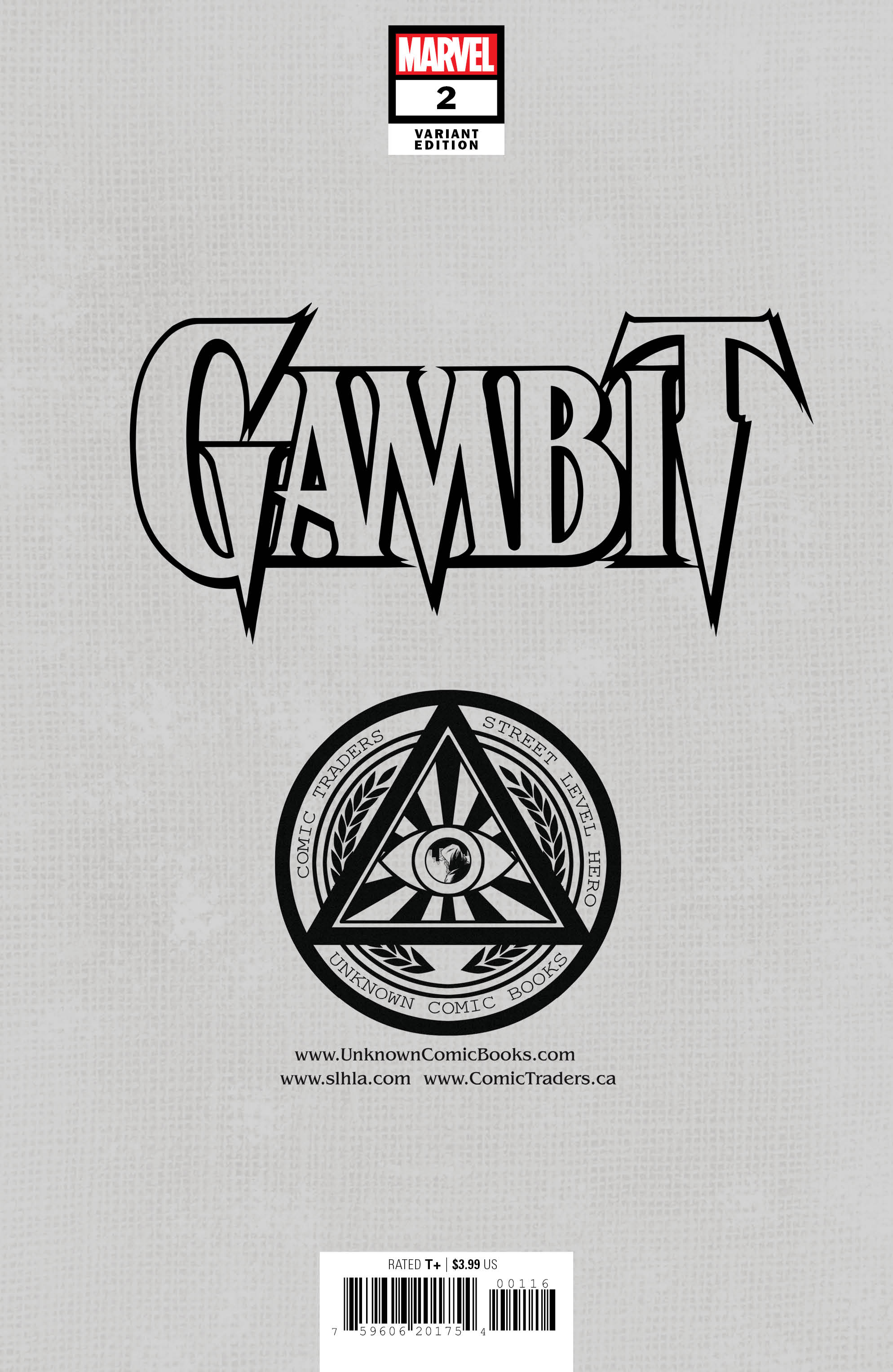 Gambit #2 Unknown Comics Miguel Mercado Exclusive Virgin Vogue Var (08/31/2022) - Collectors World Toys