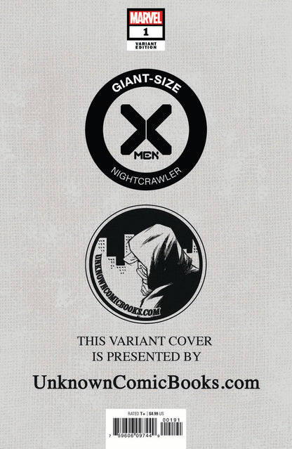 [Signed by Adrian Hough] GIANT SIZE X-MEN NIGHTCRAWLER #1 UNKNOWN COMICS MICO SUAYAN EXCLUSIVE VAR [IN STOCK] - Collectors World Toys