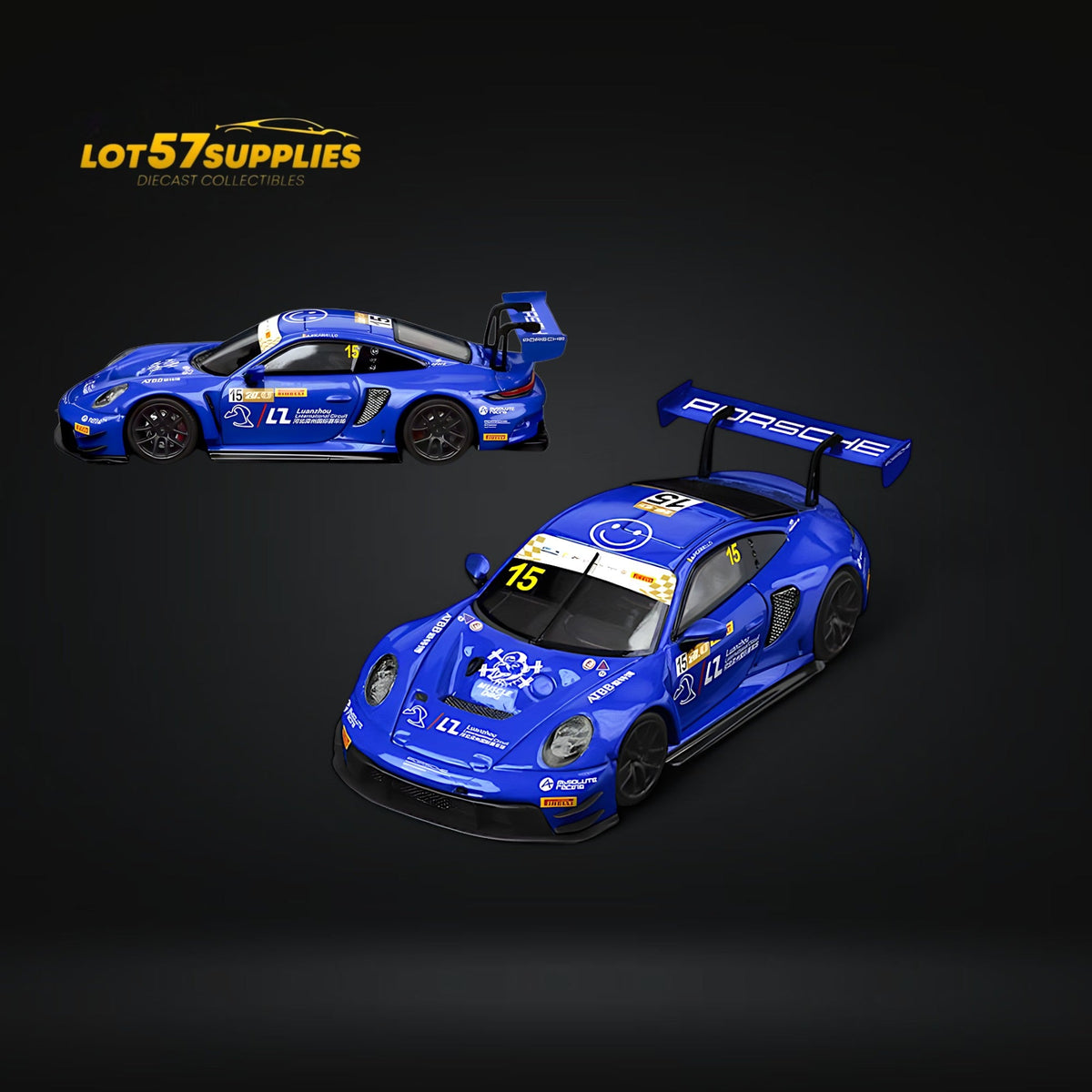 (Pre-Order) SR STAR RACE Porsche 911 GT3 Racing Blue No.15 Racing 1:64 - Collectors World Toys