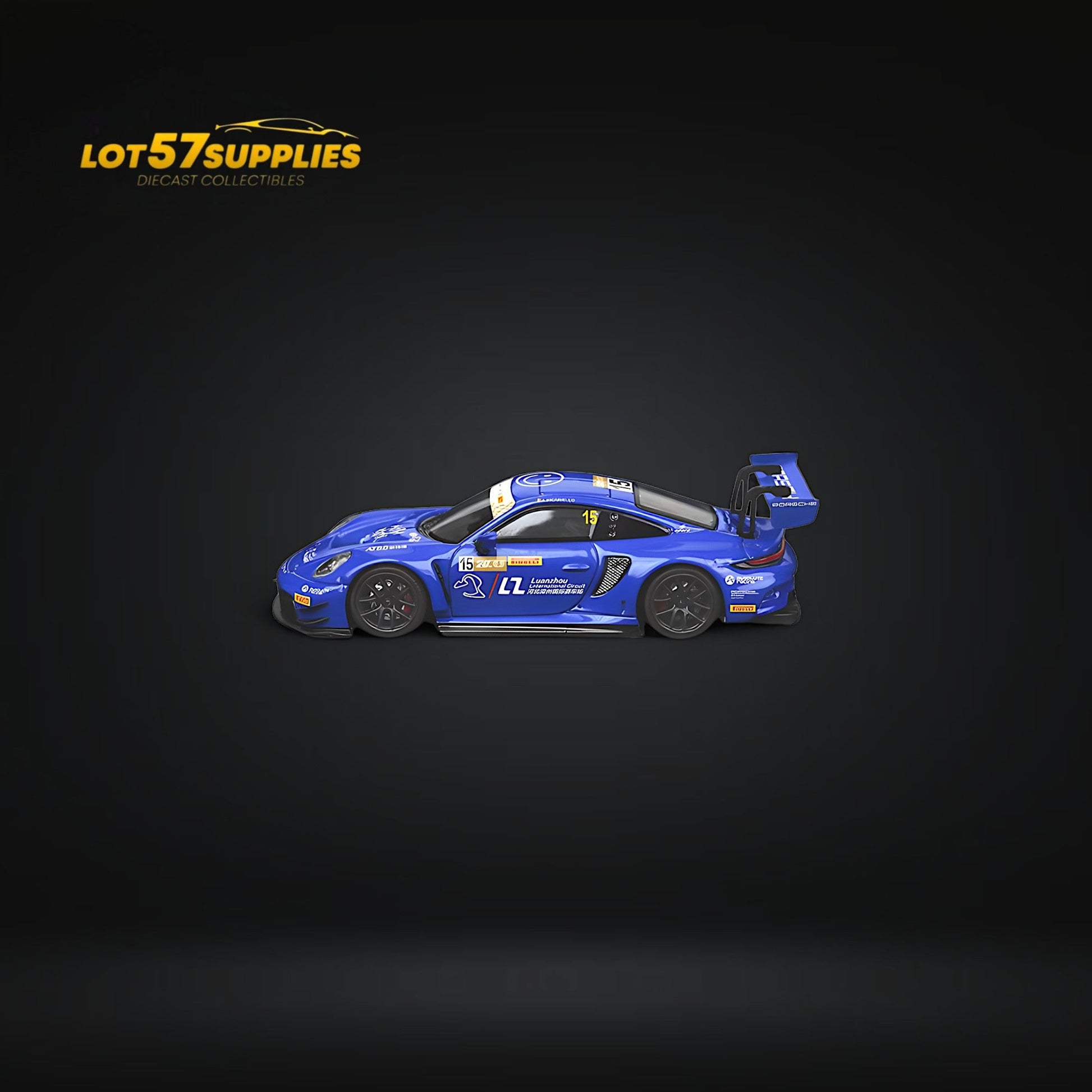 (Pre-Order) SR STAR RACE Porsche 911 GT3 Racing Blue No.15 Racing 1:64