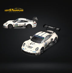 (Pre-Order) SR STAR RACE Porsche 911 GT3 Racing Milky White No.288 Racing 1:64 - Collectors World Toys