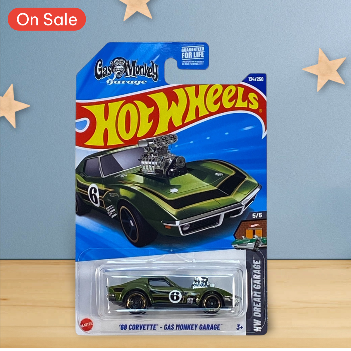 Hot Wheels '68 Corvette - Gas Monkey Garage - HW Dream Garage Series 5/5
