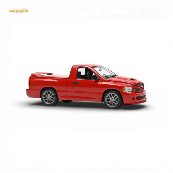 (Pre-Order) Funny Model 2004 Dodge RAM SRT-10 - Flame Red 1:64