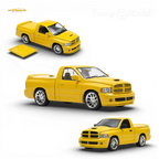 (Pre-Order) Funny Model 2004 Dodge RAM SRT-10 - Yellow Fever 1:64