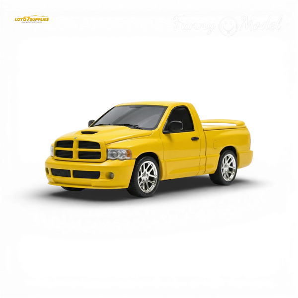 (Pre-Order) Funny Model 2004 Dodge RAM SRT-10 - Yellow Fever 1:64