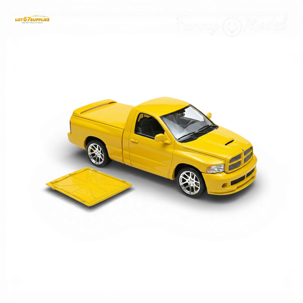 (Pre-Order) Funny Model 2004 Dodge RAM SRT-10 - Yellow Fever 1:64
