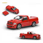(Pre-Order) Funny Model 2004 Dodge RAM SRT-10 - Flame Red 1:64