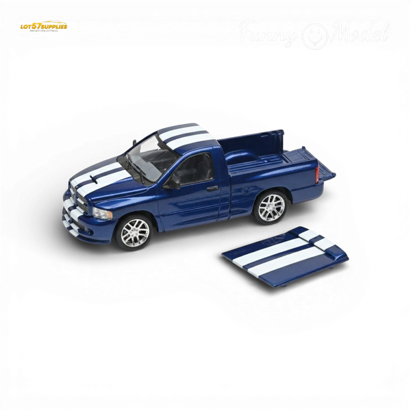 (Pre-Order) Funny Model 2004 Dodge RAM SRT-10 - VCA Edition Blue 1:64