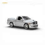 (Pre-Order) Funny Model 2004 Dodge RAM SRT-10 - Bright Silver Metallic 1:64