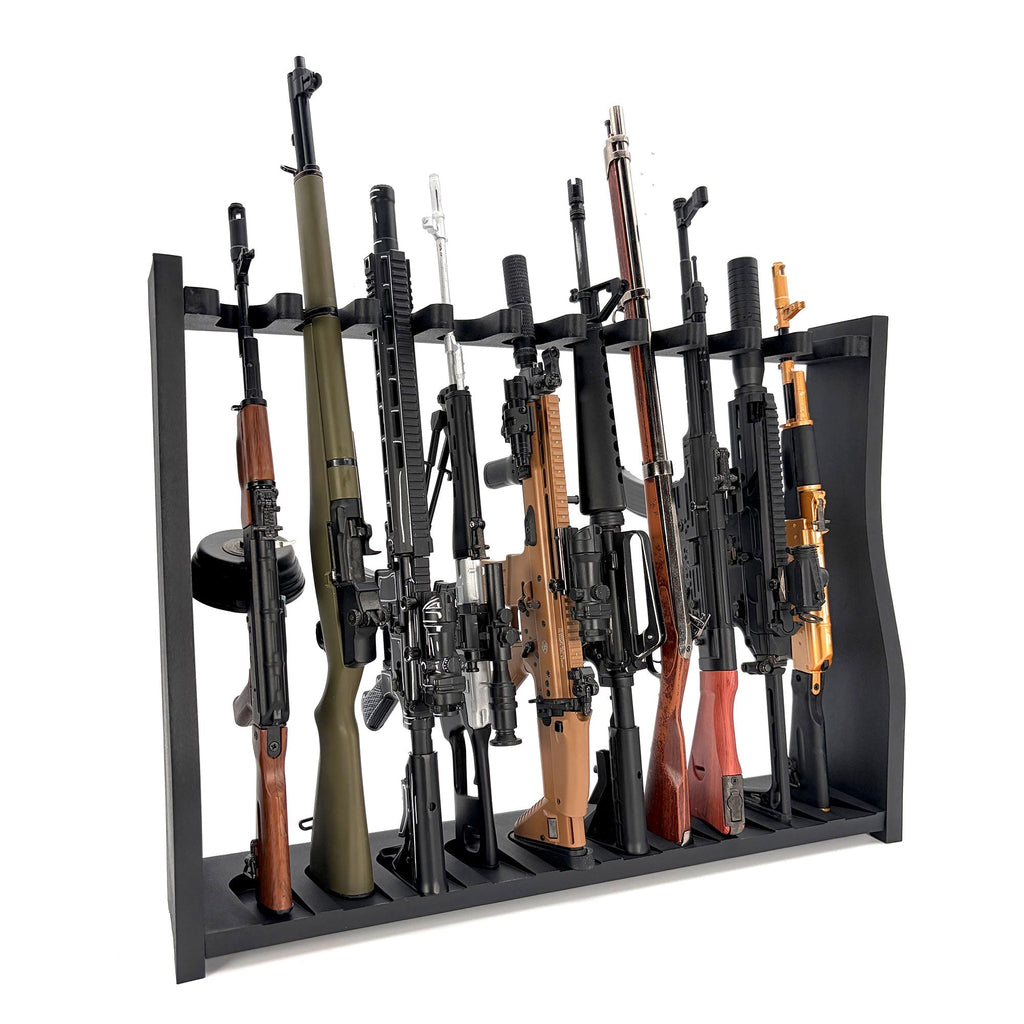 1/3 Scale Die Cast 10 Slot Gun Rack, Black