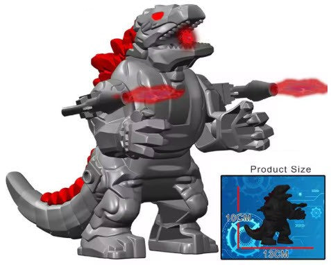 Custom Atomic Dragon Mech Warrior Minifigure | Monster Battle Robot Main image