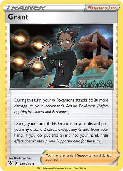 Grant 144/189 - Astral Radiance Pokémon TCG Supporter Card (2022) Main image