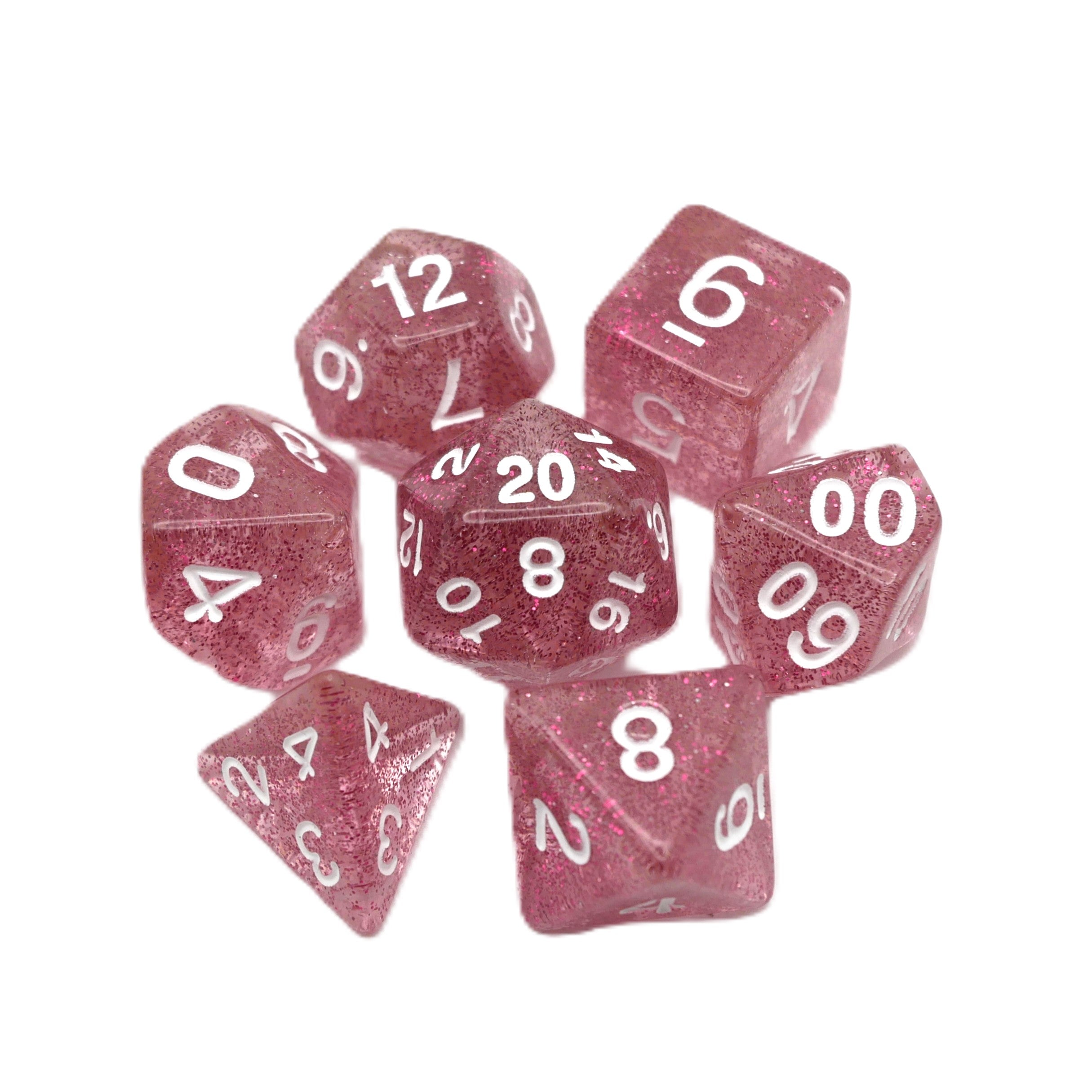 Essence of Grapefruit - 7 Piece DnD Dice Set | Acrylic RPG Gaming Dice - Collectors World Toys