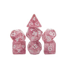 Essence of Grapefruit - 7 Piece DnD Dice Set | Acrylic RPG Gaming Dice - Collectors World Toys