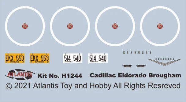 1/25 1957 Cadillac Eldorado Brougham Plastic Model Kit