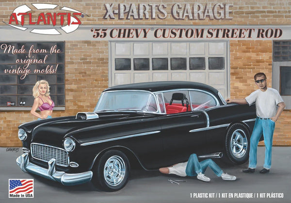 1:25 1955 Chevrolet Custom Street Rod - X-Parts Garage